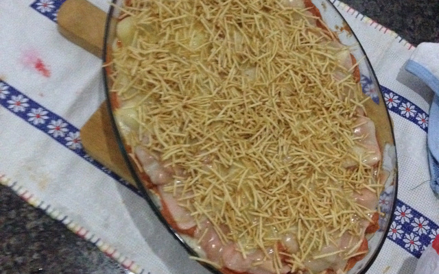 Cachorro quente de forno