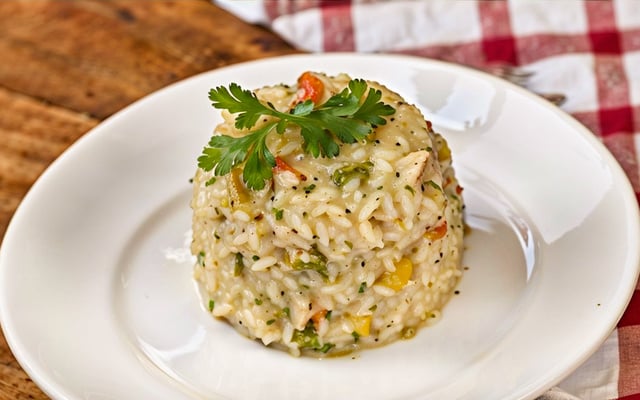 Risoto de frango Tudo Gostoso