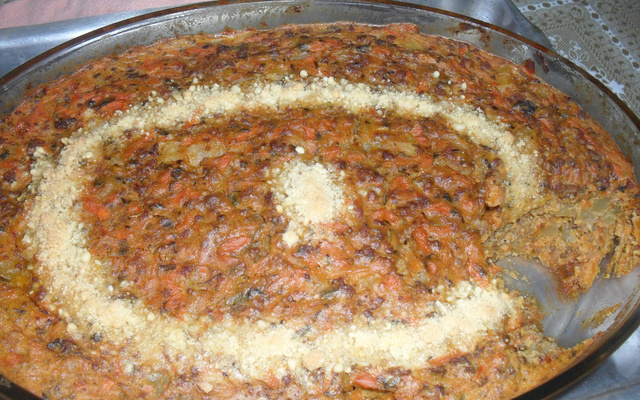 Frigideira de legumes e sobras da mama Inêz