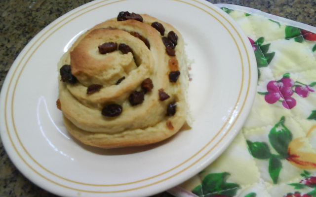 Pãozinho doce enrolado