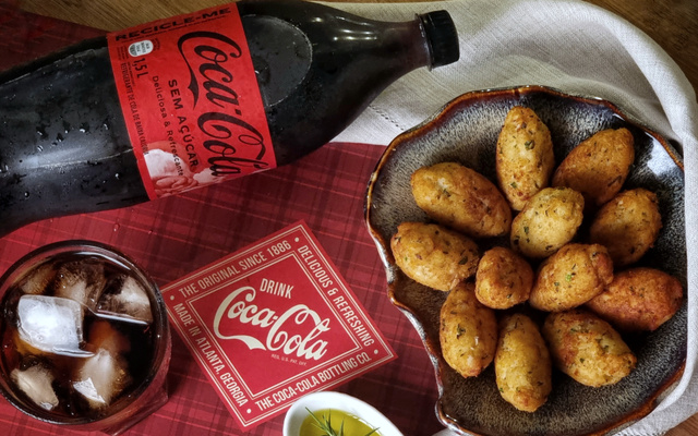 Bolinho de bacalhau falso