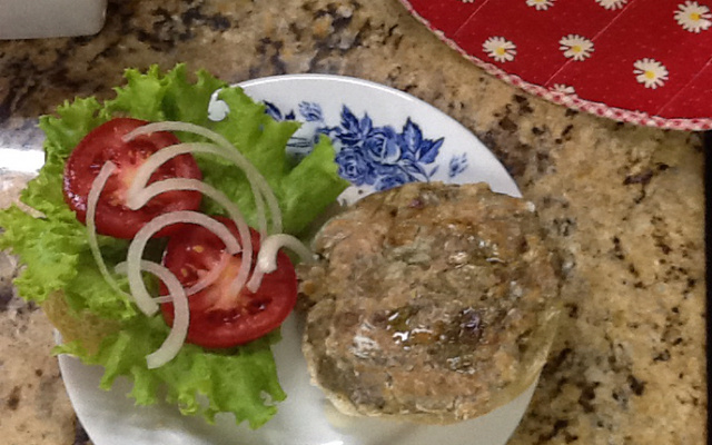 Hambúrguer de berinjela