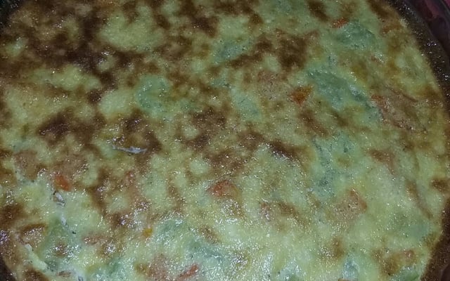 Souflé de chuchu em pedaços