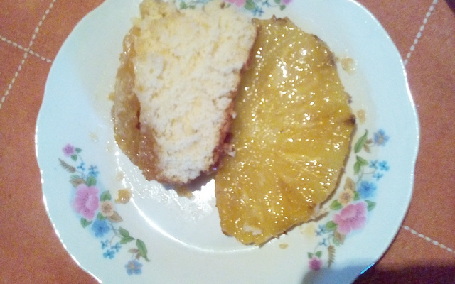 Bolo de ananás caramelizado (sem Manteiga)