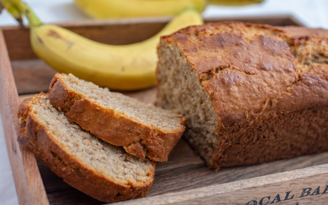 Bolo de banana fofinho