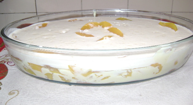 Pavê de creme da Solange