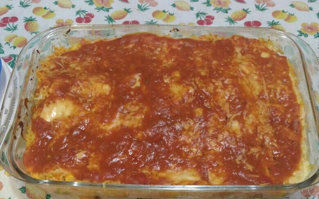Arroz de forno à parmegiana