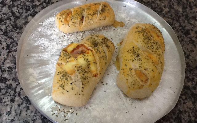 Pizza Enrolada da Mamusca