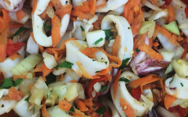 Vinagrete de lula Ju Garcia