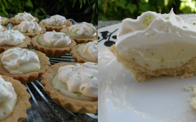 Mini tortinhas e limão