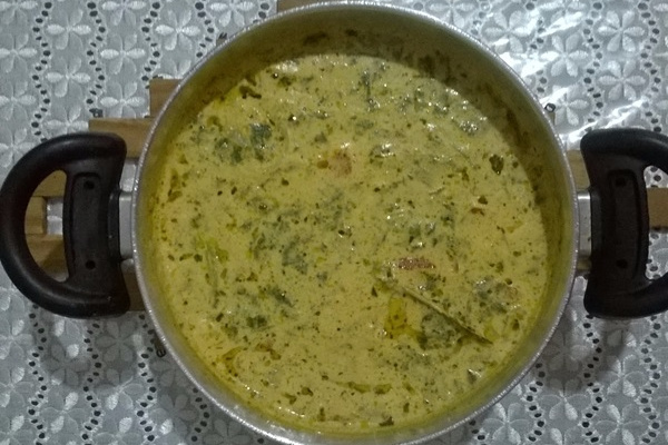 Caldo de peixe com leite