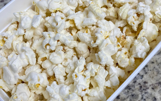 Pipoca fit sem óleo