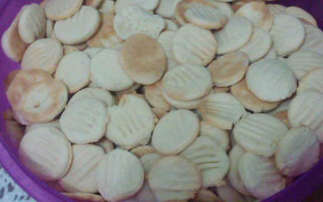 Biscoito de nata com polvilho