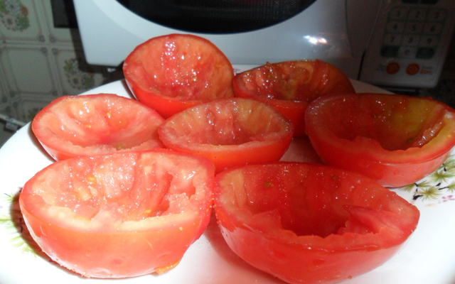 Tomate seco de micro-ondas
