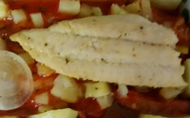 Filé de peixe da mamãe