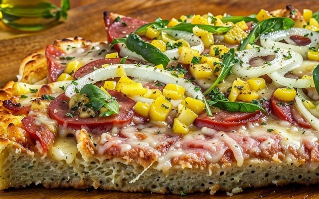 Massa de pizza deliciosa e fácil