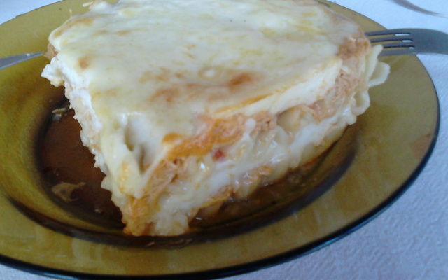 Lasanha de estrogonofe