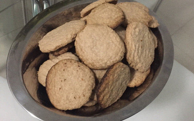 Biscoito de maisena e chocolate
