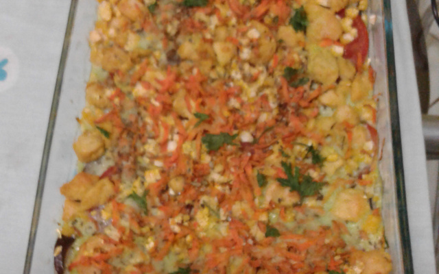 Lasanha/pizza de berinjela fitness