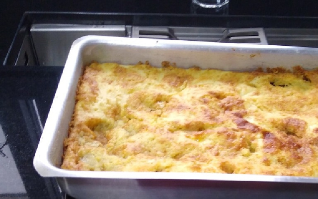 Torta farofa de banana