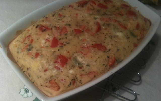 Bolo salgado macio, simples e rápido