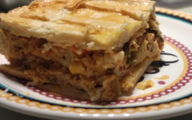 Torta de frango da dona Lúcia