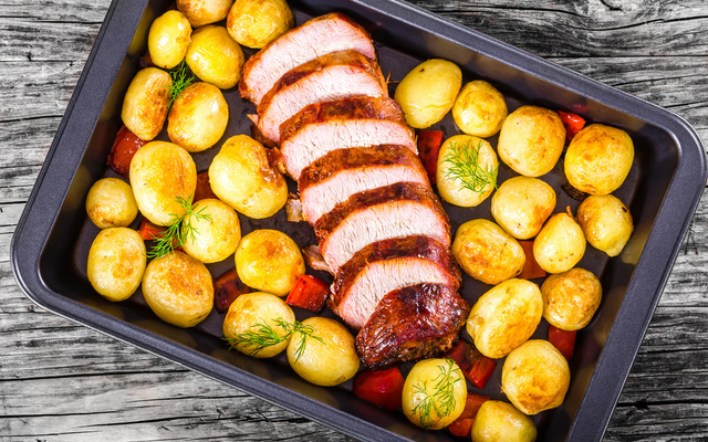 Costela suína ao forno