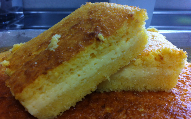 Bolo de milho verde-zás trás