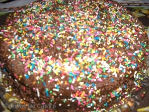 Bolo de chocolate de liquidificador