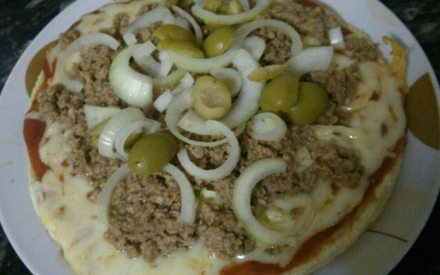 Pizza de frigideira rápida
