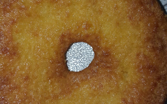 Bolo de milho com queijo e coco