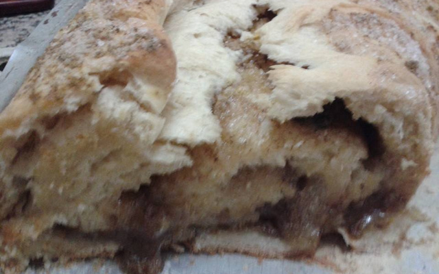 Pão rocambole doce