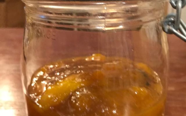 Compota de manga e canela