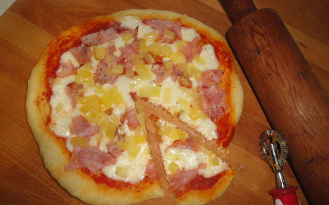 Pizza massa crocante