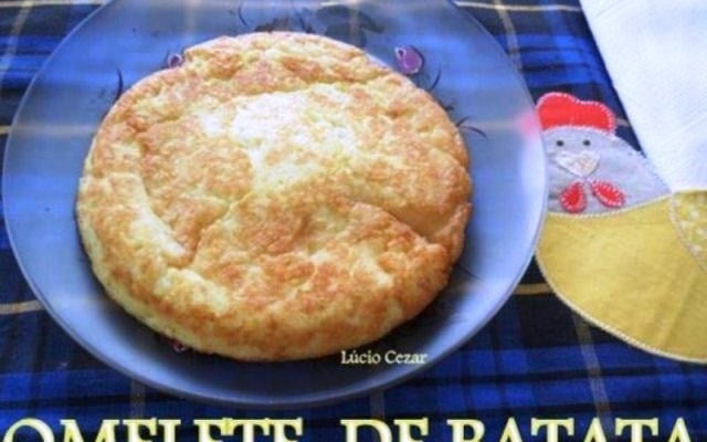 Omelete de batata e queijo do Lúcio Cezar