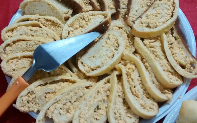 Pão de leite com salsicha
