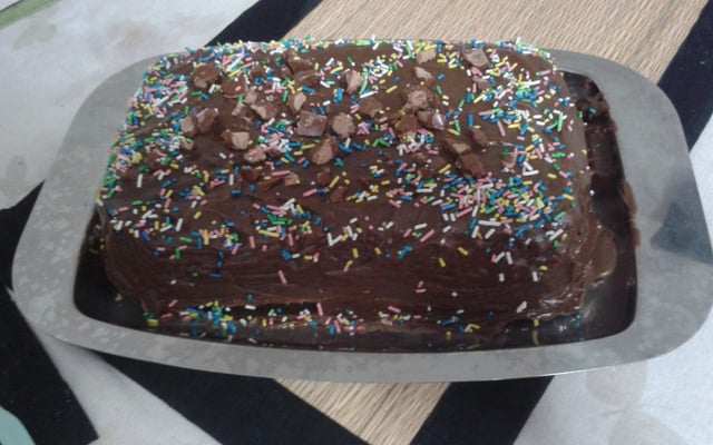 Bolo de chocolate de liquidificador