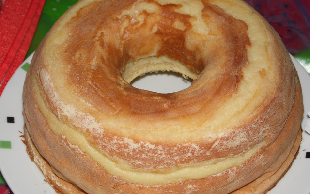 Bolo de leite de liquidificador
