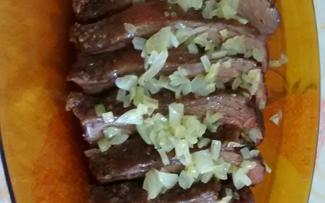 Picanha ao Forno com Sal Grosso