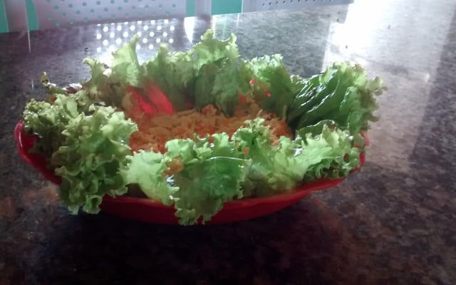 Salada de maçã, cenoura e repolho