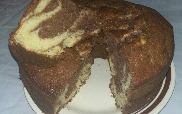 Bolo mármore fofinho