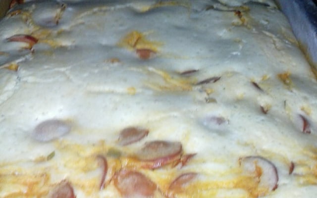 Torta de liquidificador salgada