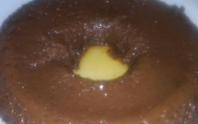 Pudim de chocolate simples
