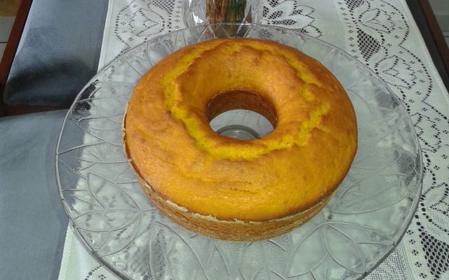 Bolo de cenoura cozida
