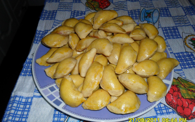 Pastelzinho de pizza crocante