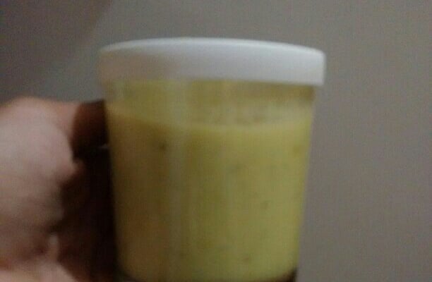 Papinha para bebê (abobrinha com chuchu)