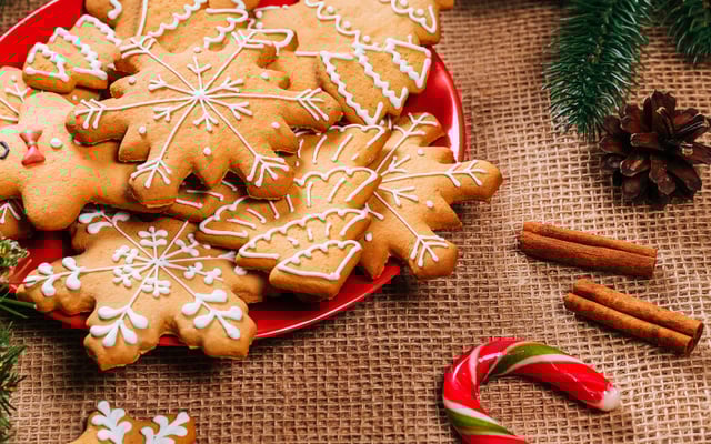 Biscoitos Decorados para o Natal