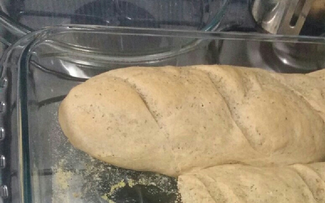 Pão caseiro simples (pão sovado)