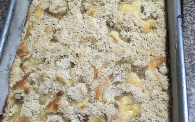 Cuca de banana da Tânia