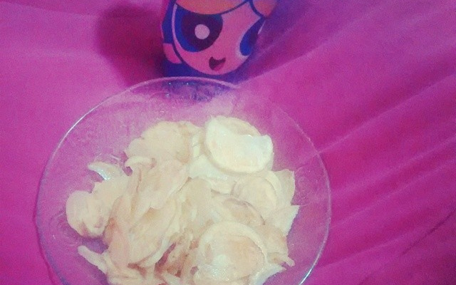 Batata frita de micro-ondas